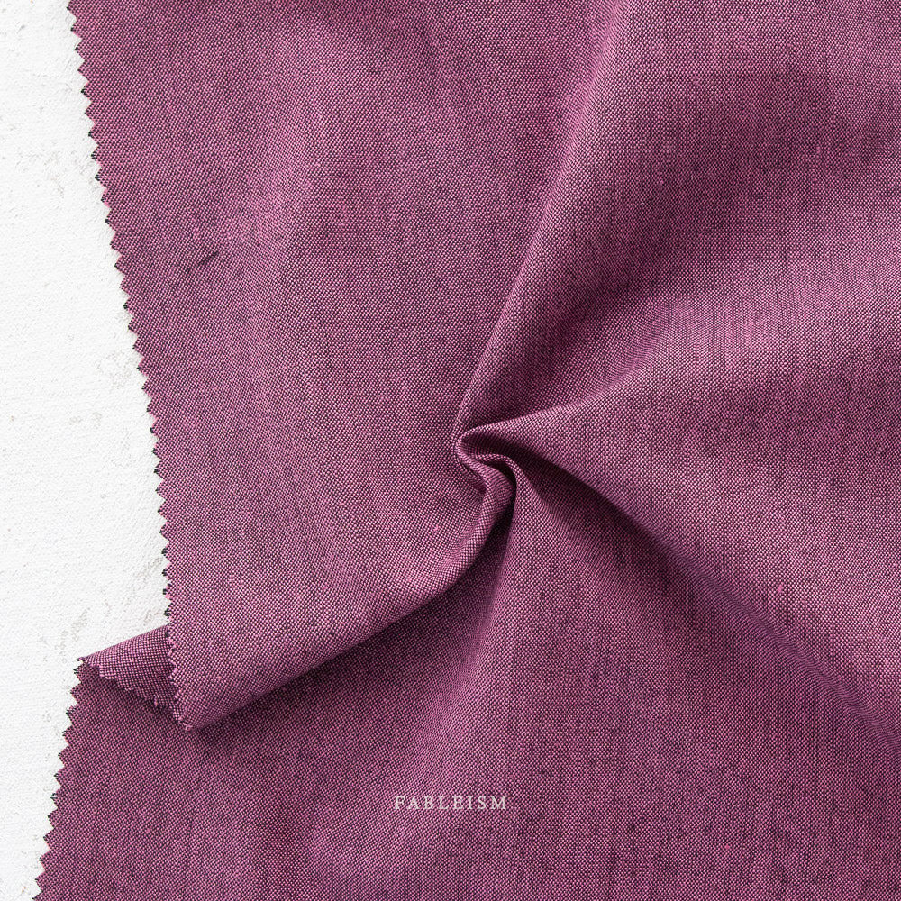 Woven Cotton - Venus - Nocturne | Everyday Chambray by Fableism