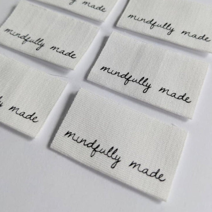 Mindfully Made  Cotton Luxe Labels – Sincerely Laura