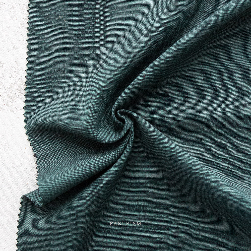 Woven Cotton - Nova - Nocturne | Everyday Chambray by Fableism