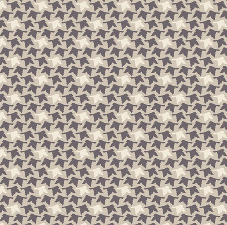 Cotton - Feathered Flight Acorn from Winged by Bonnie Christine | Art Gallery Fabrics