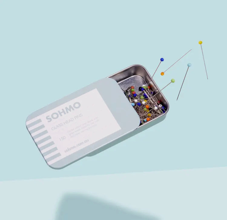 Glass Head Pins : Sohmo