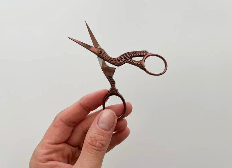Stork Embroidery Scissors