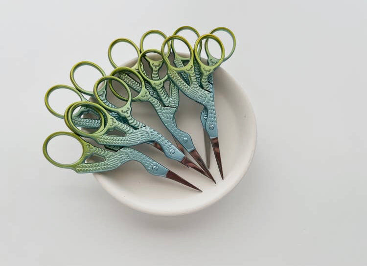 Stork Embroidery Scissors