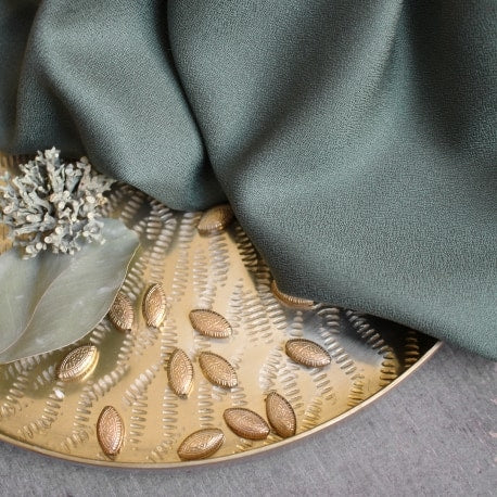 Viscose Crepe - Cedar 'green'
