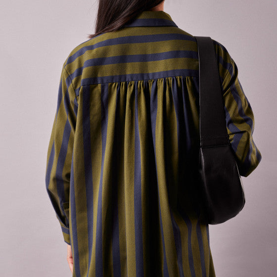 Cotton - Ray Ivy Green Fabric by Atelier Brunette