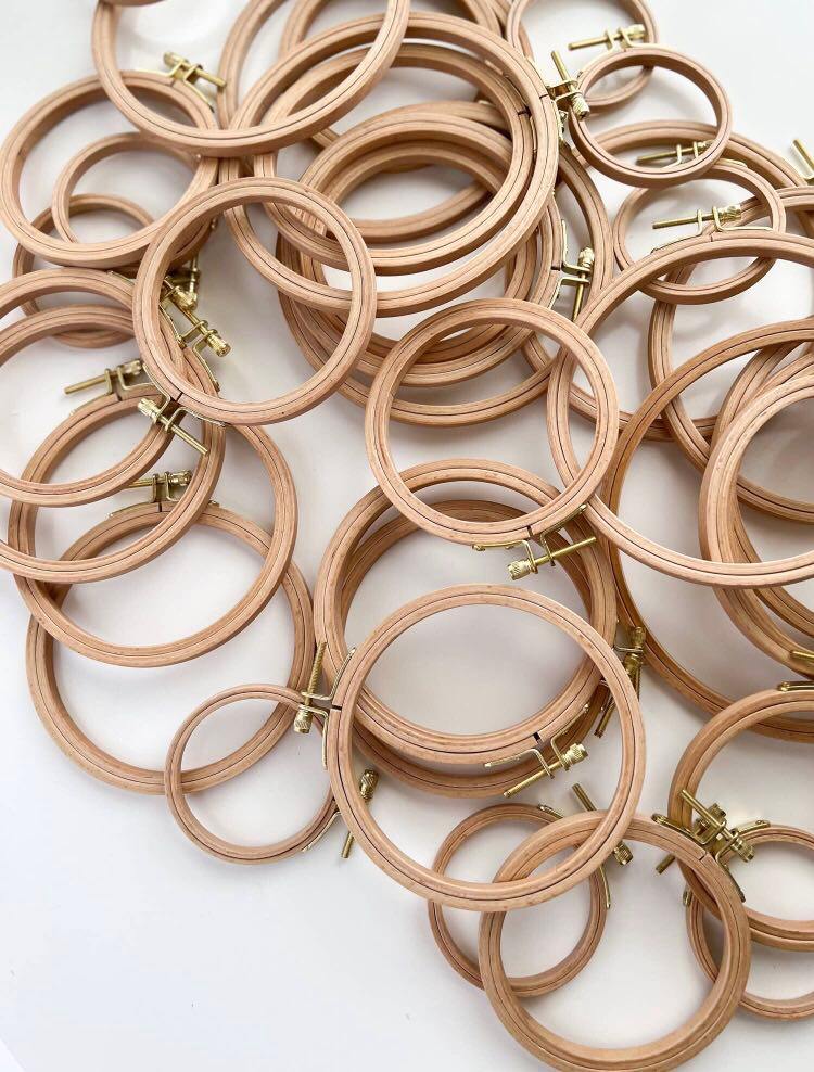 6" Beechwood Embroidery Hoop