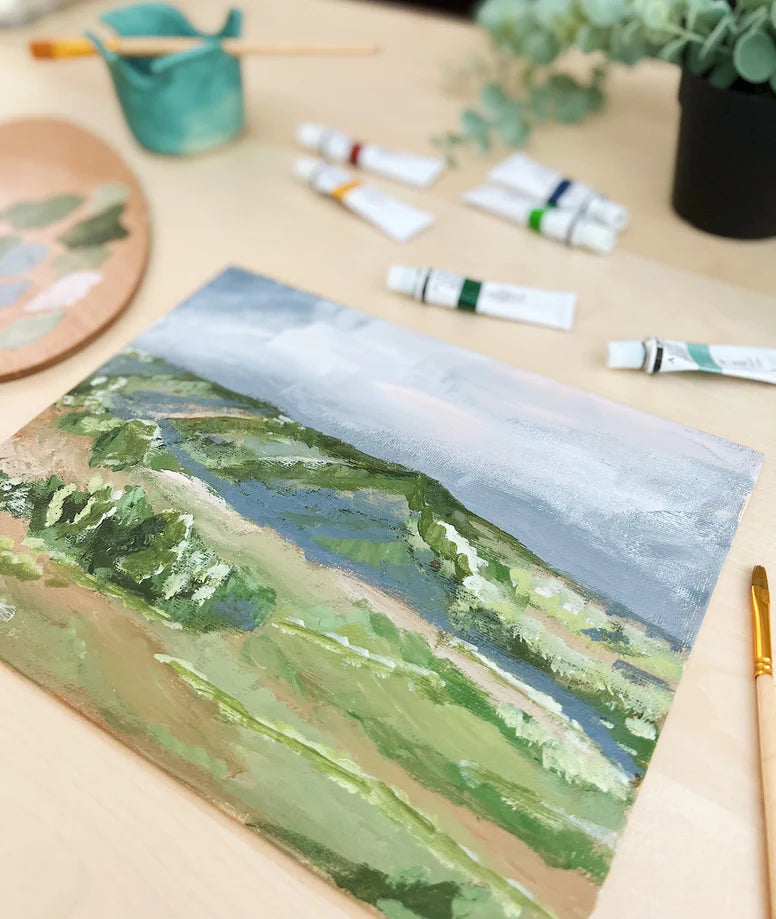 Italian Countryside Landscape Painting Kit