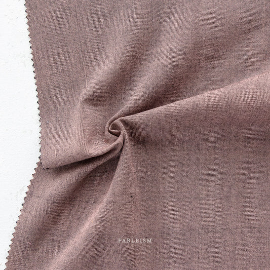 Woven Cotton - Quartz - Nocturne | Everyday Chambray by Fableism