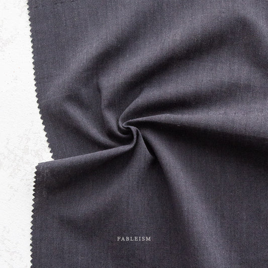 Woven Cotton - Gravity - Nocturne | Everyday Chambray by Fableism