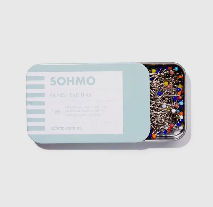 Glass Head Pins : Sohmo