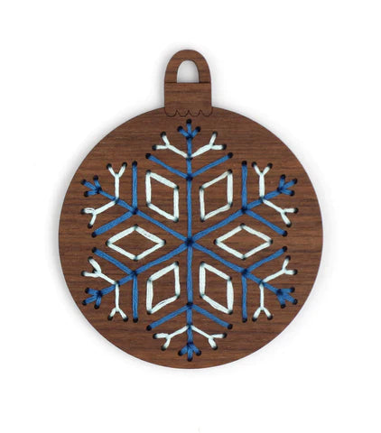 Snowflake - DIY Stitched Ornament Kit