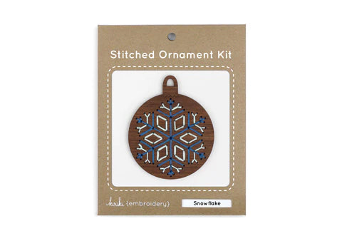 Snowflake - DIY Stitched Ornament Kit