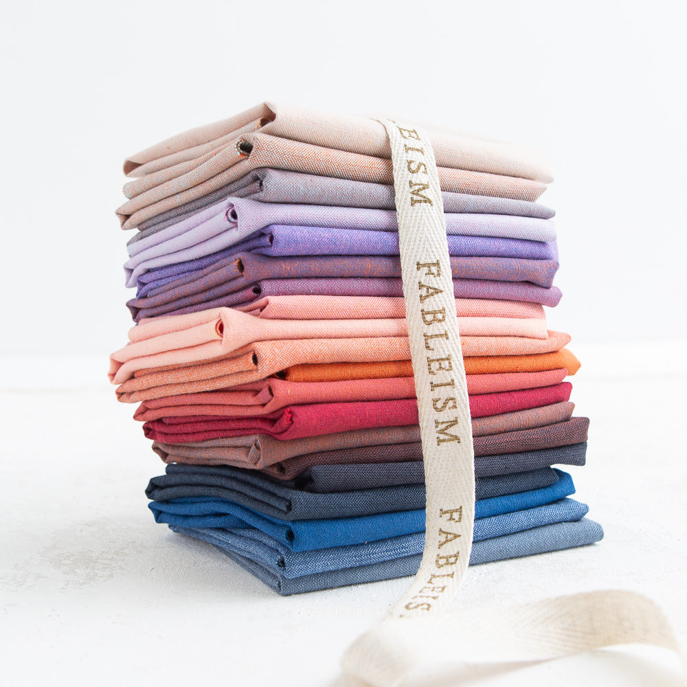 preorder | Watercolor Wovens by Fableism | skyscrape fat quarter bundle