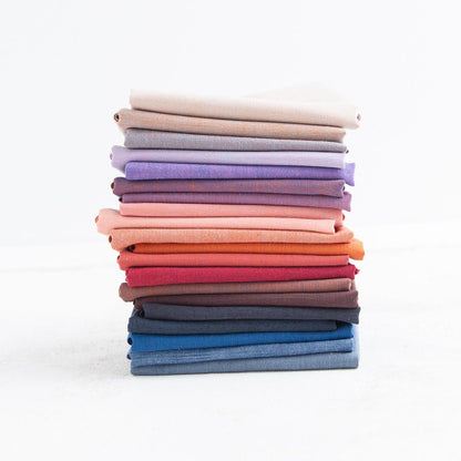 preorder | Watercolor Wovens by Fableism | skyscrape fat quarter bundle