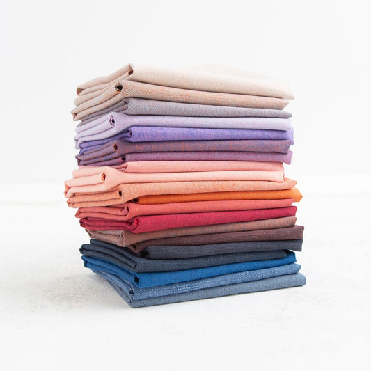 preorder | Watercolor Wovens by Fableism | skyscrape fat quarter bundle