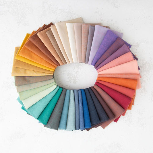 preorder | Watercolor Wovens by Fableism | all 40 colors 1/2 yard bundle