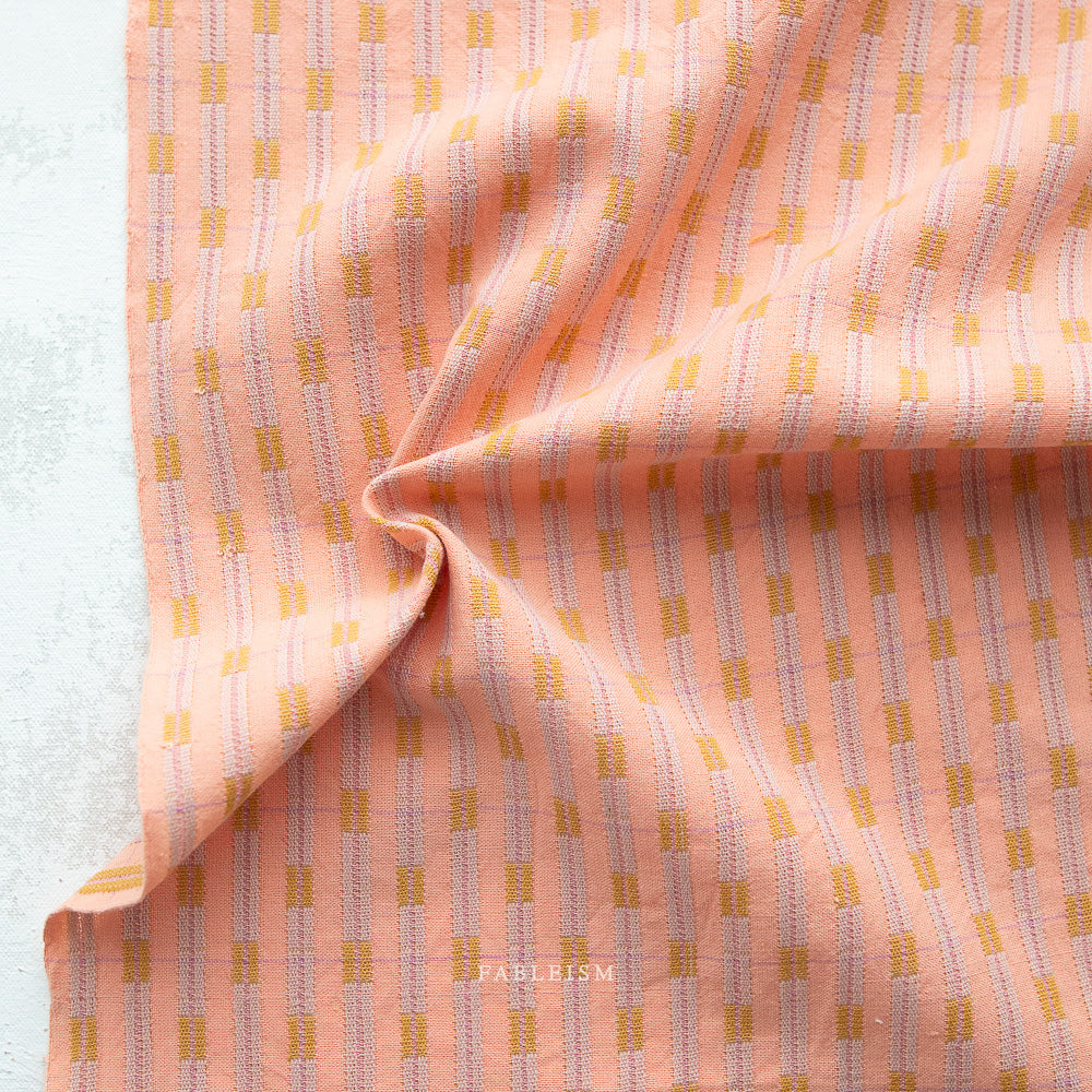 Preorder! Woven Cotton - Formation Peachy | Canyon Springs by Fableism