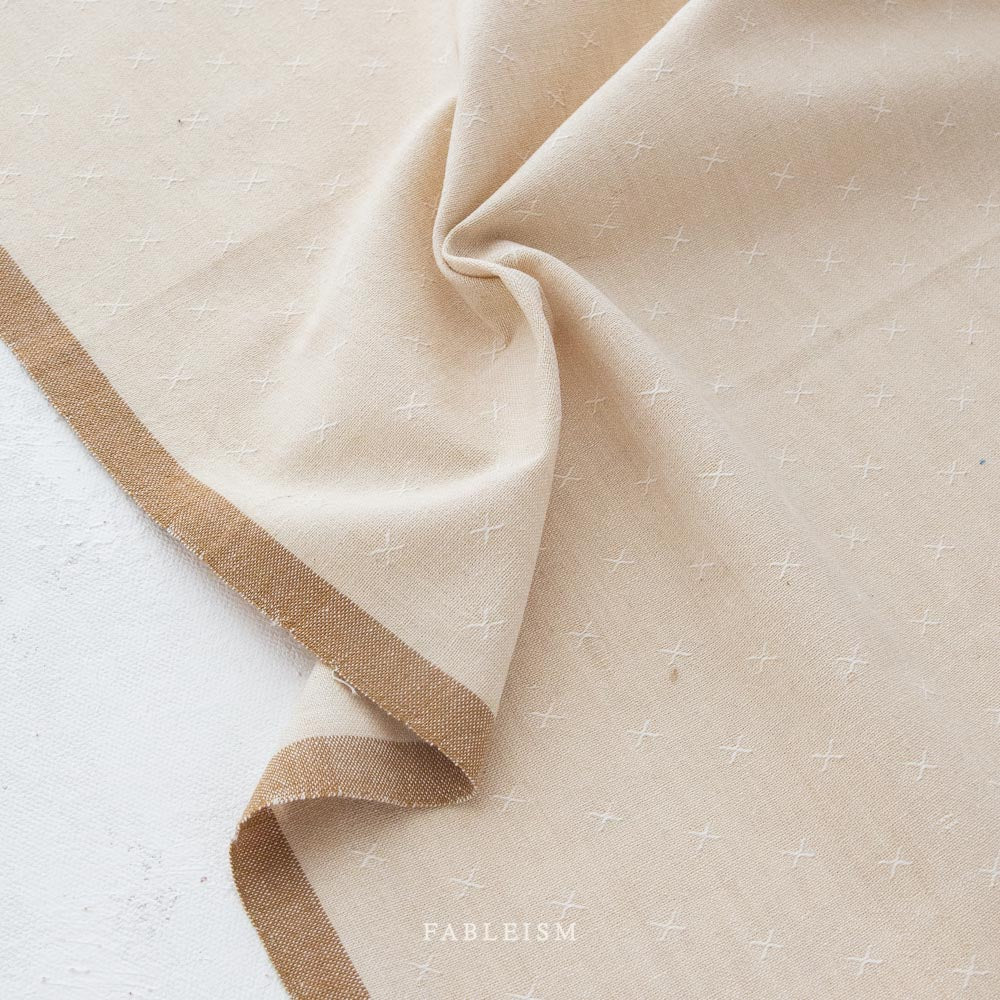 Woven Cotton - Oat | Sprout Wovens by Fableism