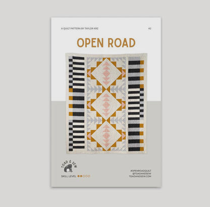 Open Road Quilt - Paper Pattern