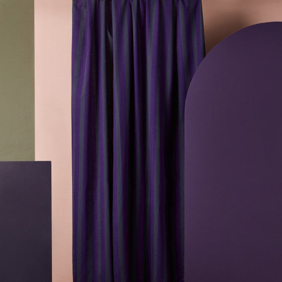 Cotton - Ray Majestic Purple Fabric by Atelier Brunette