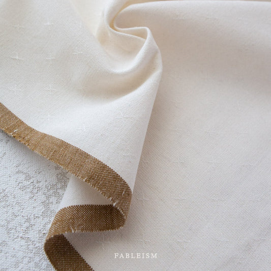 Woven Cotton - Sugar | Sprout Wovens by Fableism
