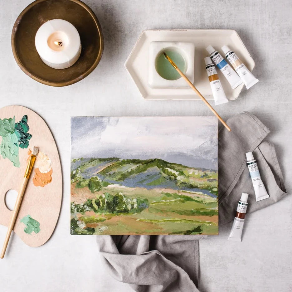 Italian Countryside Landscape Painting Kit