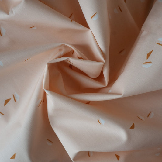 Cotton - Stenciled Blush -Terra Kotta Collection by Art Gallery Studios
