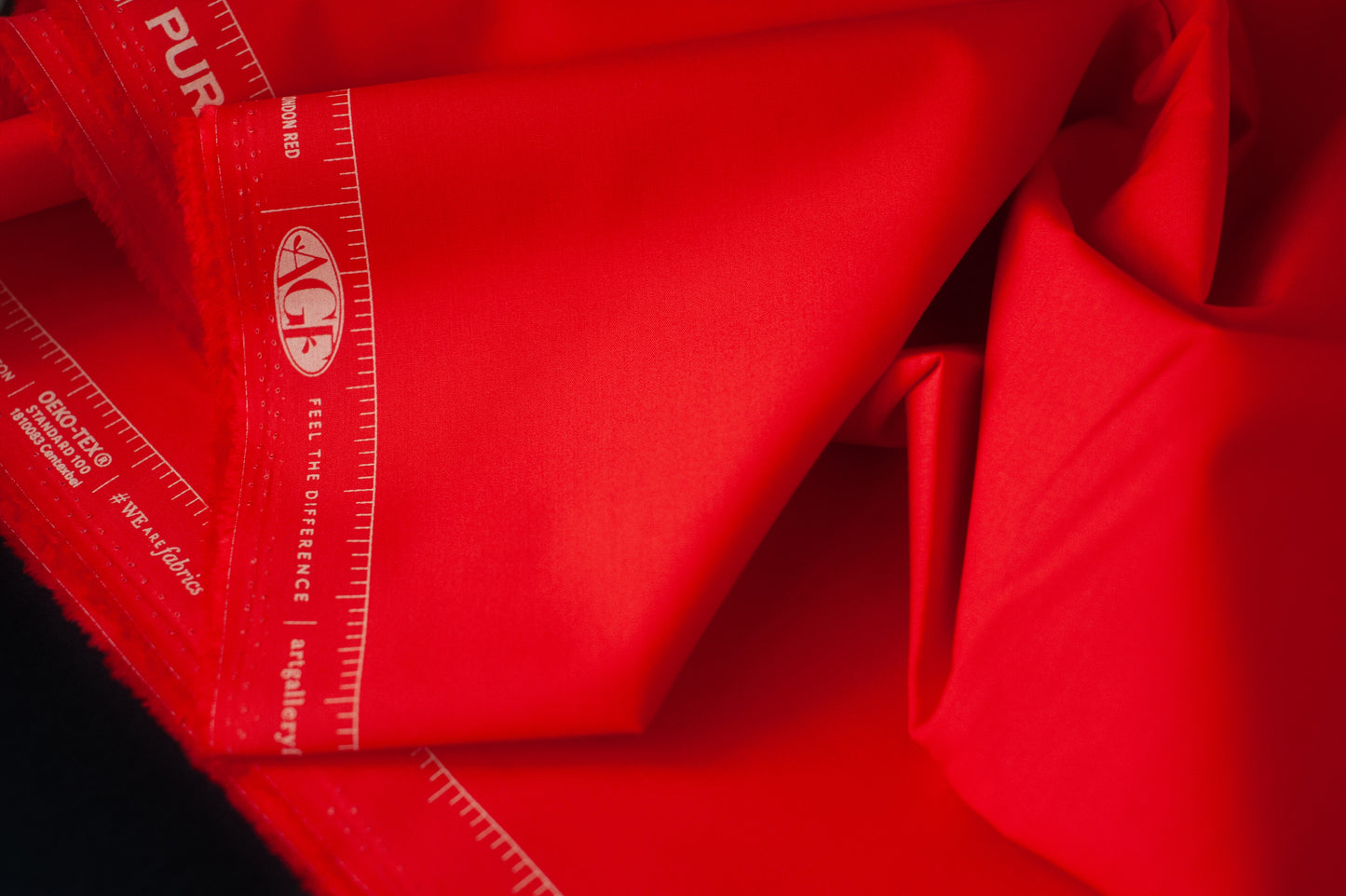 Poplin - London Red - Pure Solids by Art Gallery Fabrics
