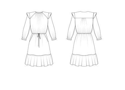 Davenport Dress - Printed Pattern by Friday Pattern Co.